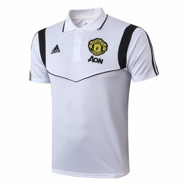 Polo Manchester United 2019/20 Blanco Negro